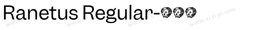 Ranetus Regular字体转换